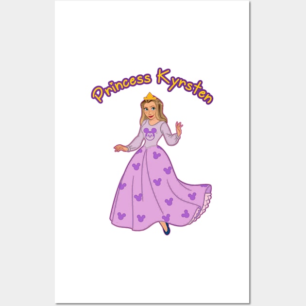 Princess Kyrsten title Wall Art by BoneArtPetite